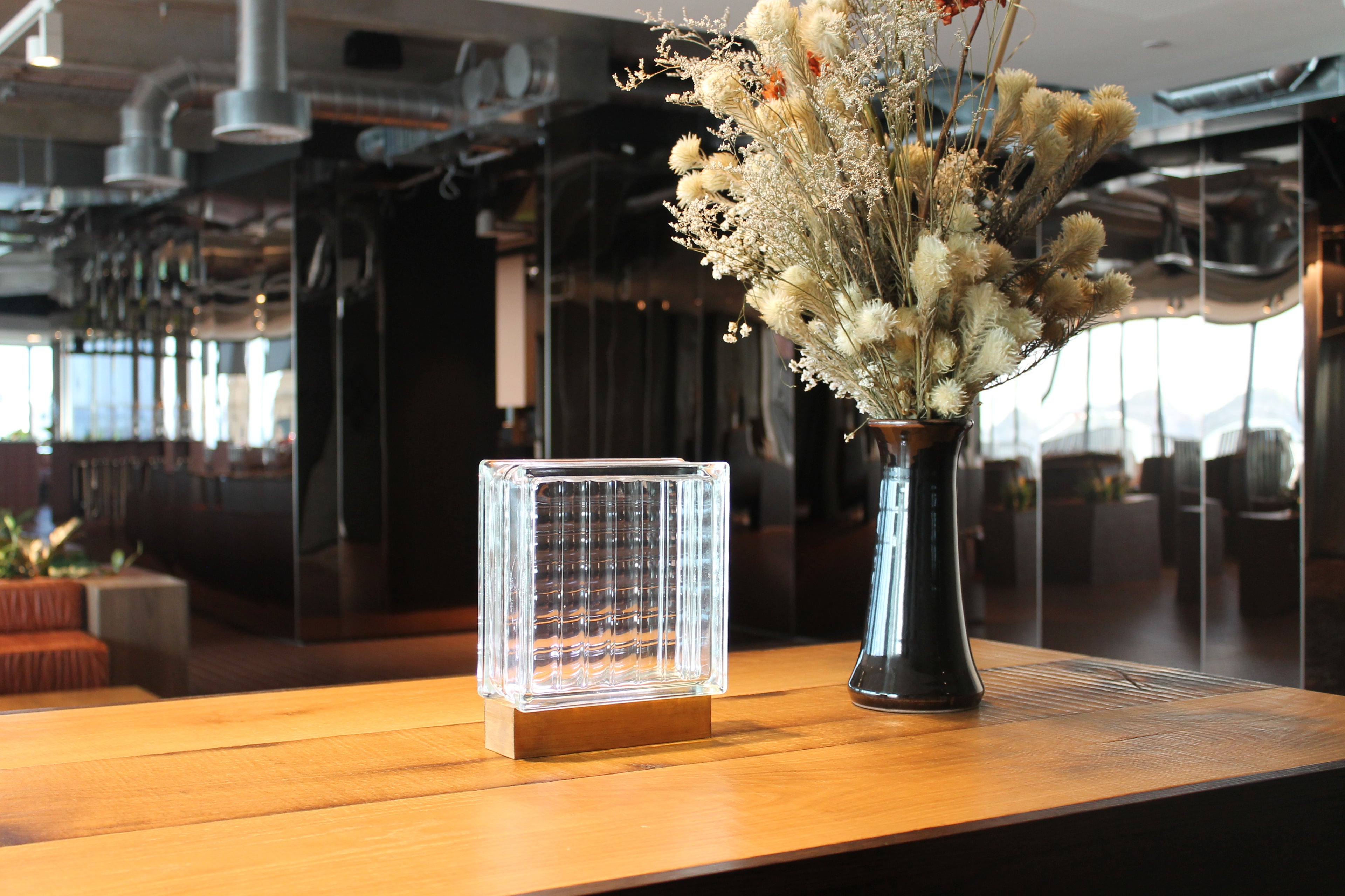 Wired Weave Bloc Lamp.
