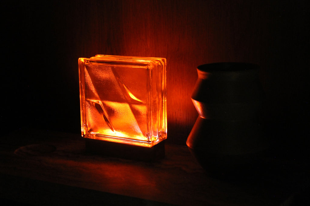 Wired Bolt Bloc Lamp.