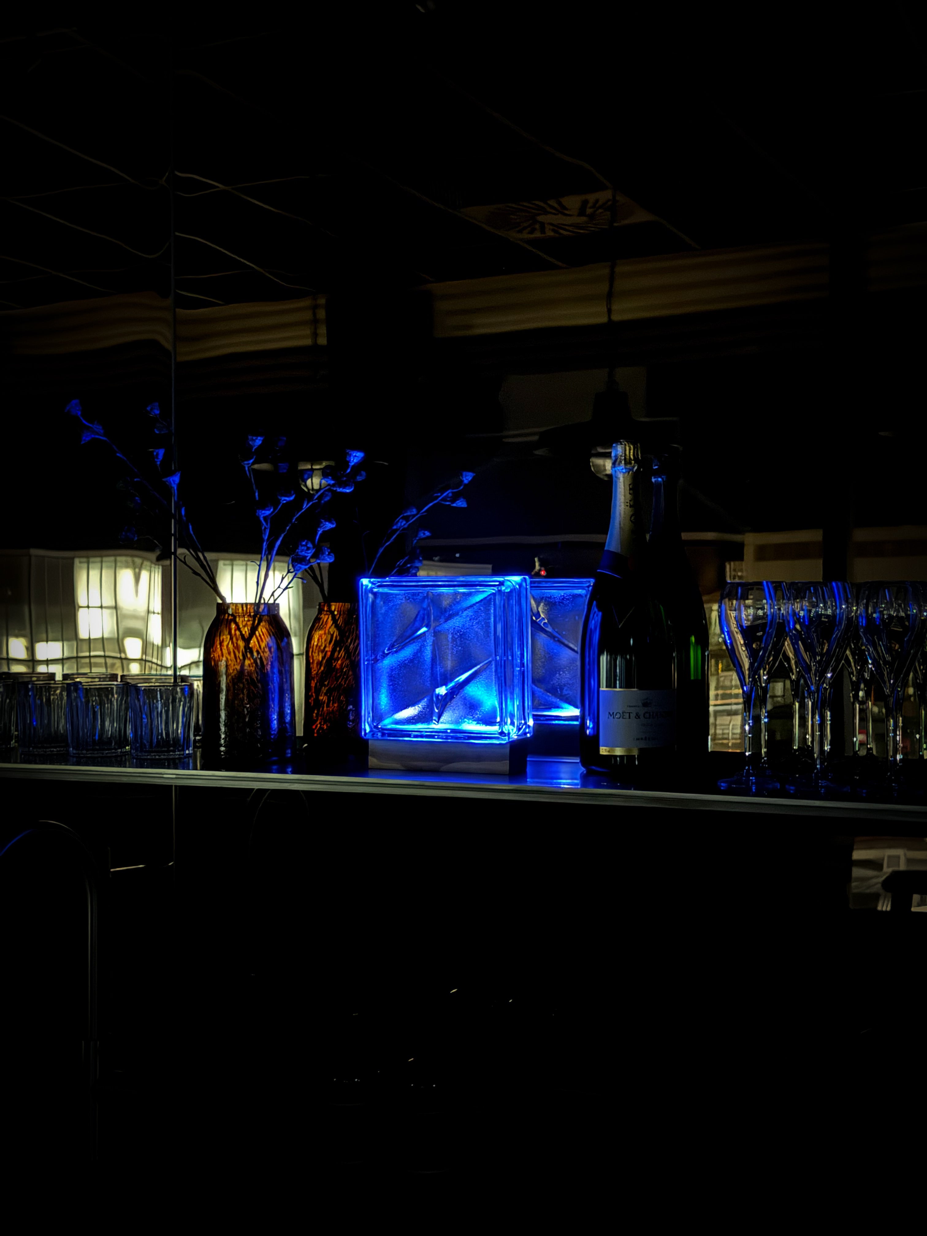 Wired Bolt Bloc Lamp.