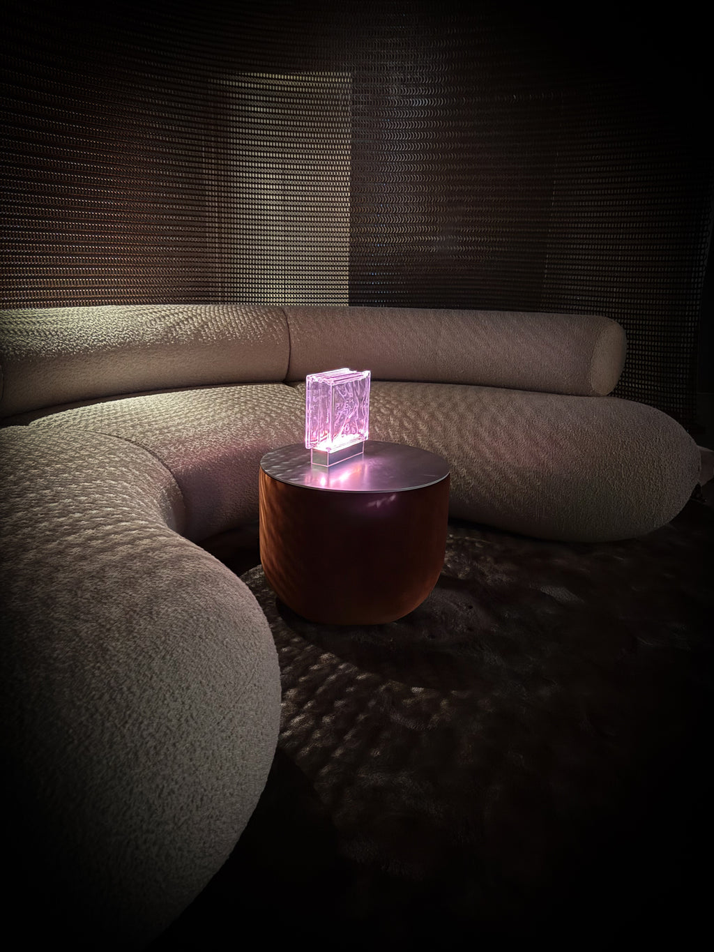 Wired Wave Bloc Lamp.