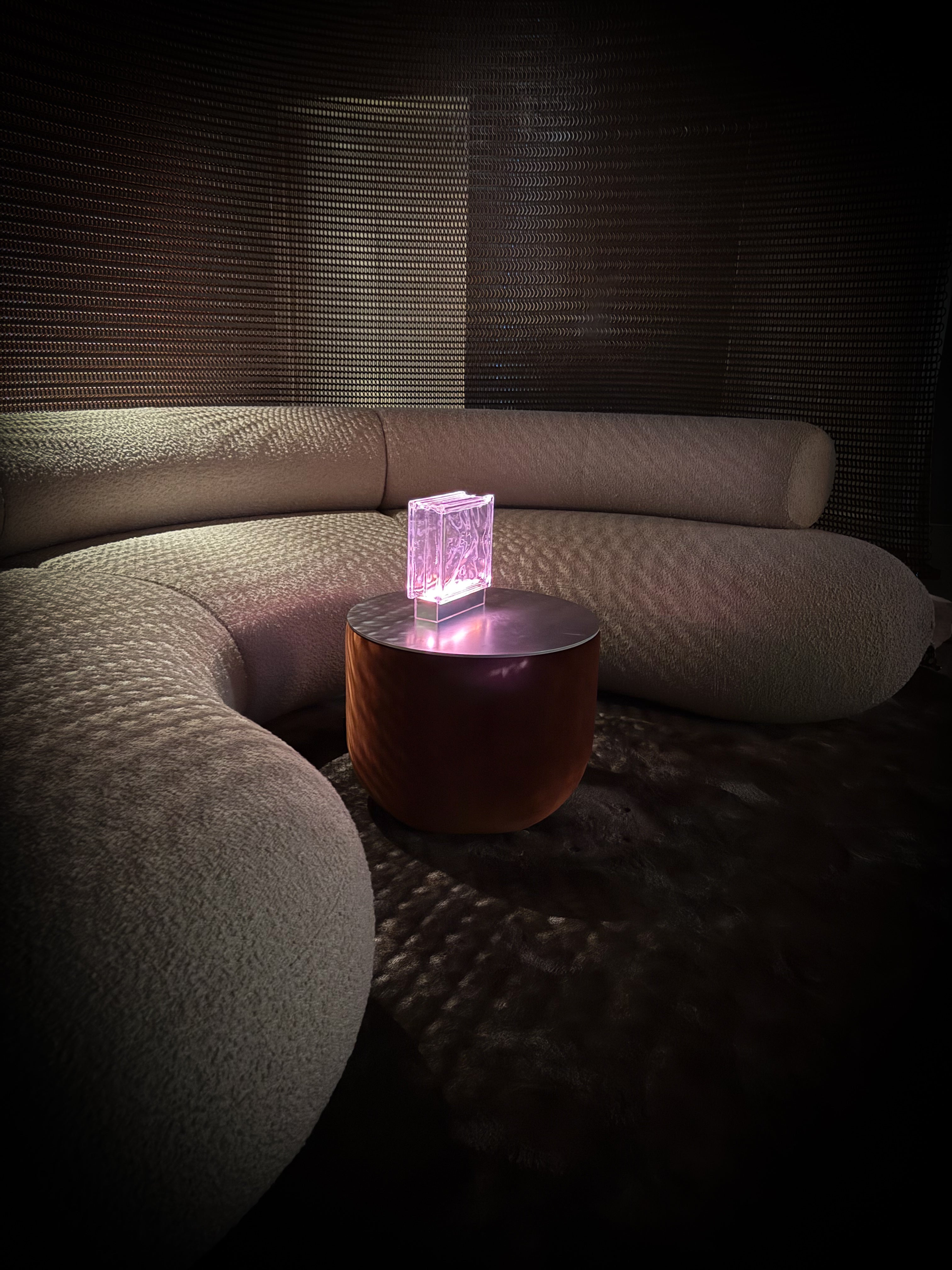 Wired Wave Bloc Lamp.